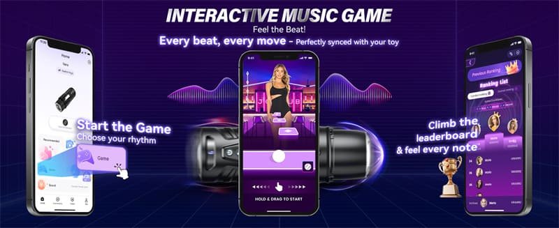 Hotsvibe AI Interactive Male Masturbator Sex Toys for Men with 7 Thrusting & 7 Rotating Modes Hands Free Sex Machine