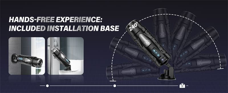 Hotsvibe AI Interactive Male Masturbator Sex Toys for Men with 7 Thrusting & 7 Rotating Modes Hands Free Sex Machine