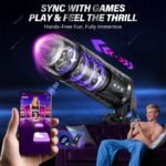 Hotsvibe AI Interactive Male Masturbator Sex Toys for Men with 7 Thrusting & 7 Rotating Modes Hands Free Sex Machine - Image 5