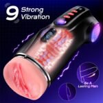 Hotsvibe 9 Sucking & 9 Vibrating Male Masturbator APP Adult Toys Mens Sex Toy - 3 Sleeves Sets Pocket Pussy - Image 3