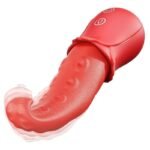 Hotsvibe Rose Vibrator Sex Toys Dildo with 10 Tongue Licking Vibrators Female G spot Nipple Toy for Couple Games