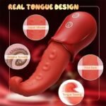 Hotsvibe Rose Vibrator Sex Toys Dildo with 10 Tongue Licking Vibrators Female G spot Nipple Toy for Couple Games - Image 5