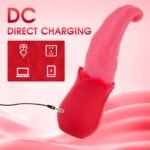 Hotsvibe Rose Vibrator Tongue Vibrators with 10 Licking & 10 Vibration Mode Nipple Toys for Couples Games - Image 3