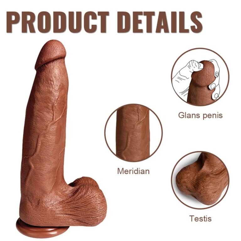 10.6inch Paddy Realistic Dildo Silicone Huge Thick Dildo with Strong Suction Cup 2