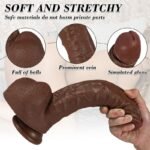 11.02 Inch Cliff Realistic Dildo for Women Body-Safe Silicone Dildos with Soft Lifelike Skin Suction Cup - Image 4