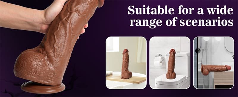 13.4 Inch Damon Lifelike Giant Dildo Sex Toys for G Spot and Anal Play with Suction Cup 4 13.4 Inch Damon Lifelike Giant Dildo Sex Toys for G Spot and Anal Play with Suction Cup 10