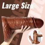 15 Inch Realistic Huge Thick Dildo Sex Toy XXXL Dildo with Suction Cup for Hands-Free - Image 5