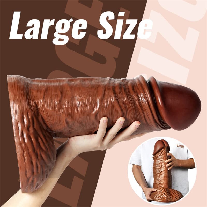 15 Inch Realistic Huge Thick Dildo Sex Toy XXXL Dildo with Suction Cup for Hands-Free 3 15 Inch Realistic Huge Thick Dildo Sex Toy XXXL Dildo with Suction Cup for Hands Free 5
