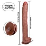 16.93inch Hale Realistic Dildo for Women with Strong Suction Cup for Hands-Free G Spot & Anal Play - Image 2