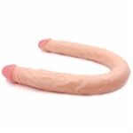 21.56 Inches Flesh Double Ended Dildo Realistic Double Sided Big Long Thick Dildos with Veins for Couples Lesbians - Image 4