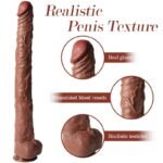 22 Inch Jared Real Skin Super Long Realistic Huge Dildo with Strong Suction Cup for Hands-Free Play - Image 2