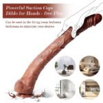 22 Inch Jared Real Skin Super Long Realistic Huge Dildo with Strong Suction Cup for Hands-Free Play - Image 3