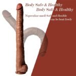 22 Inch Jared Real Skin Super Long Realistic Huge Dildo with Strong Suction Cup for Hands-Free Play - Image 5