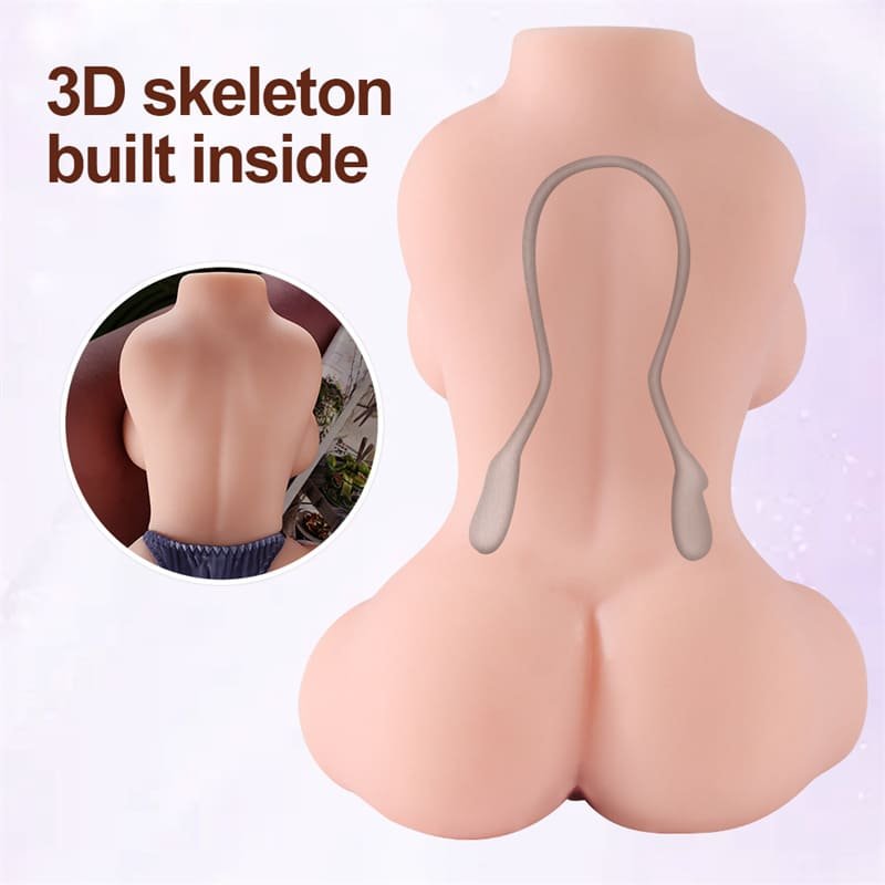 5.38LB Deb Sex Doll Torso Masturbator with Vagina and Soft Anal Breasts