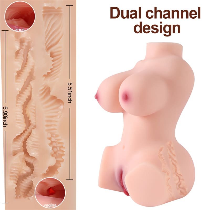 5.38LB Deb Sex Doll Torso Masturbator with Vagina and Soft Anal Breasts 3 5.38LB Deb Sex Doll Torso Masturbator with Vagina and Soft Anal Breasts