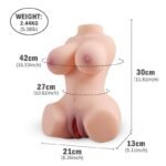 5.38LB Deb Sex Doll Torso Masturbator with Vagina and Soft Anal Breasts - Image 9
