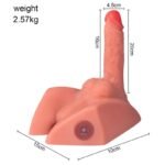 5.66LB Michael Male Sex Doll Torso Masturbator With 7.87″ Thrusting & Vibrating Dildo - Image 2