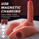 5.66LB Michael Male Sex Doll Torso Masturbator With 7.87″ Thrusting & Vibrating Dildo - Image 3