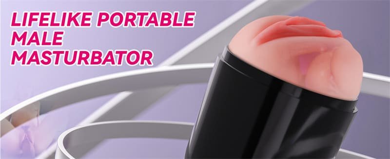 7.5in Depth Soft Pocket Pussy Vagina Textured Hotsvibe Manual Realistic Male Masturbator Cup 7