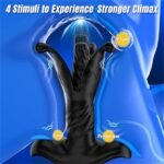 AAV Hell Flower Prostate Massager Anal Toys with 9 Tension Shock Flapping Thrusting Vibrating Anal Vibrator APP Control - Image 3