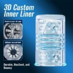 Black Knight 7 Thrusting & Rotating Male Masturbator APP Control Hands-Free Sex Machine Male Stroker with Handle - Image 7