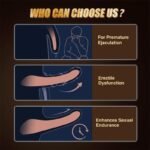 Black Tongue Penis Training Vibrator Male Masturbator with 10 Tongue-Licking & Tapping & Vibrating Sex Toys for Men - Image 6