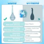 Blue Anal Douche Bottle Anal Enema Bulb with 5 Spouts Enema Anal Douche for Men Women - Anti Back-Flow - Image 5