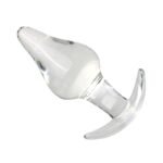 Clear Glass Butt Plug Anal Expander Training Masturbation for Men Women