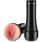 8.6" Deep Textured Fleshy Pocket Pussy, Hotsvibe Body-Safe TPE Realistic Male Masturbator for Men