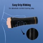 8.6" Deep Textured Fleshy Pocket Pussy, Hotsvibe Body-Safe TPE Realistic Male Masturbator for Men - Image 6