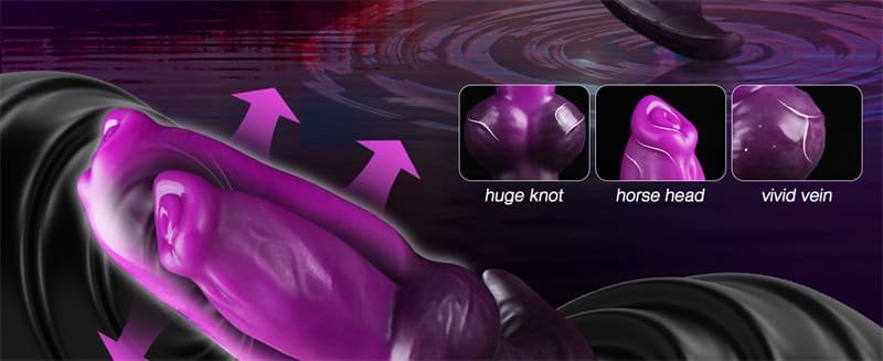 Fantasy Monster Inflatable Butt Plug Knot Huge Anal Inflatable Dildo Silicone Wearable Butt Plug with Safe T Base 11