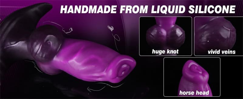 Fantasy Monster Inflatable Butt Plug Knot Huge Anal Inflatable Dildo Silicone Wearable Butt Plug with Safe T Base 16