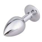 Hotsvibe 3 Pcs Luxury White Metal Butt Plug Jewelry Shaped Anal Trainer Jewel Butt Plug Kit - Image 5