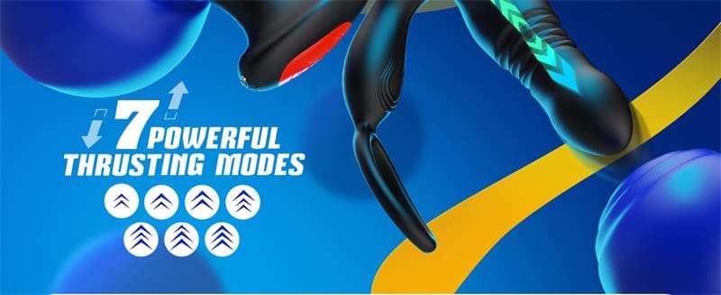 Hotsvibe 7 Vibrations Prostate Massager Anal Vibrator with Remote Control P Spot Massager Anal Sex Toys