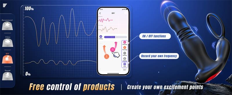 Hotsvibe 7 Vibrations Prostate Massager Anal Vibrator with Remote Control P Spot Massager Anal Sex Toys