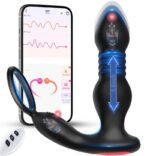 Hotsvibe 7 Vibrations Prostate Massager Anal Vibrator with Remote Control P Spot Massager Anal Sex Toys