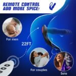 Hotsvibe 7 Vibrations Prostate Massager Anal Vibrator with Remote Control P Spot Massager Anal Sex Toys - Image 6