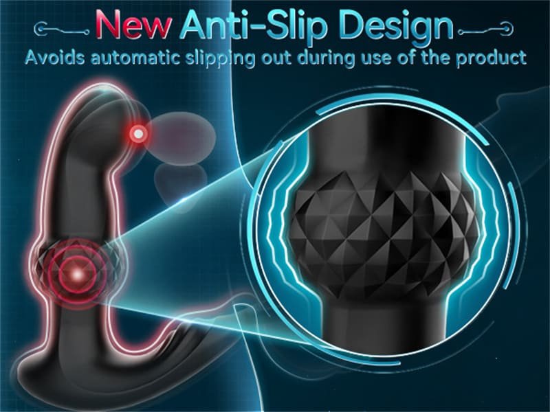 Hotsvibe 7 Vibrations Prostate Massager with Cock Ring Anal Sex Toys Anal Vibrator with APP Remote Control