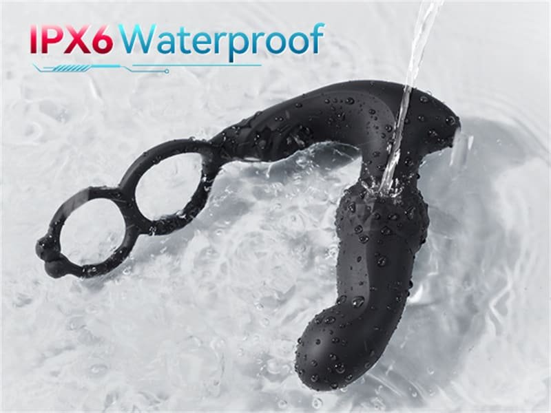 Hotsvibe 7 Vibrations Prostate Massager with Cock Ring Anal Sex Toys Anal Vibrator with APP Remote Control