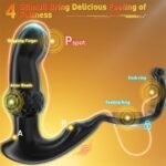 Hotsvibe 7 Vibrations Prostate Massager with Cock Ring Anal Sex Toys Anal Vibrator with APP Remote Control - Image 4