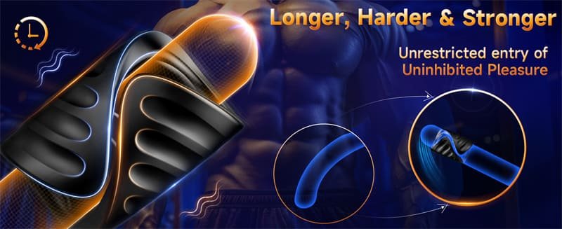 Hotsvibe 9 Powerful Vibration Male Masturbator Penis Training Vibrator with APP Control Strokers Glans Trainer 11