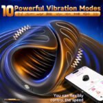 Hotsvibe 9 Powerful Vibration Male Masturbator Penis Training Vibrator with APP Control Strokers Glans Trainer - Image 2