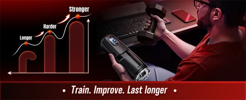 Hotsvibe AI Sync Hands-Free Male Masturbator Stroker with 7 Thrusting & Rotating 7 Licking & Vibrating & One-Click Burst