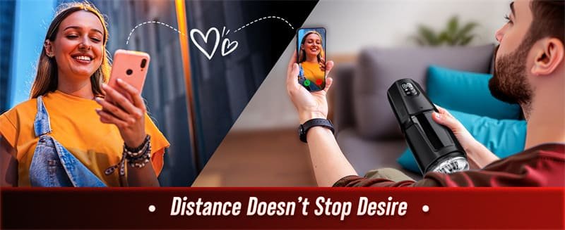 Hotsvibe AI Sync Hands-Free Male Masturbator Stroker with 7 Thrusting & Rotating 7 Licking & Vibrating & One-Click Burst