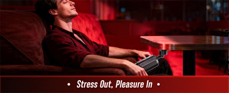 Hotsvibe AI Sync Hands-Free Male Masturbator Stroker with 7 Thrusting & Rotating 7 Licking & Vibrating & One-Click Burst