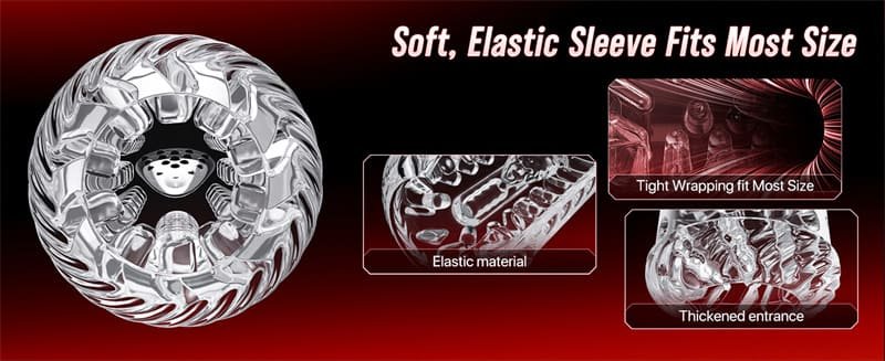 Hotsvibe AI Sync Hands-Free Male Masturbator Stroker with 7 Thrusting & Rotating 7 Licking & Vibrating & One-Click Burst