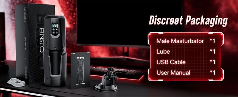 Hotsvibe AI Sync Hands-Free Male Masturbator Stroker with 7 Thrusting & Rotating 7 Licking & Vibrating & One-Click Burst