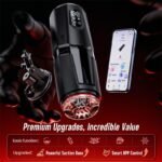 Hotsvibe AI Sync Hands-Free Male Masturbator Stroker with 7 Thrusting & Rotating 7 Licking & Vibrating & One-Click Burst - Image 2