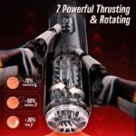 Hotsvibe AI Sync Hands-Free Male Masturbator Stroker with 7 Thrusting & Rotating 7 Licking & Vibrating & One-Click Burst - Image 8