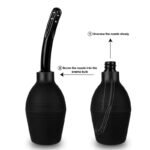 Hotsvibe Anal Douche for Men Women Black Enema Bulb Superior Materials Douche - Image 4